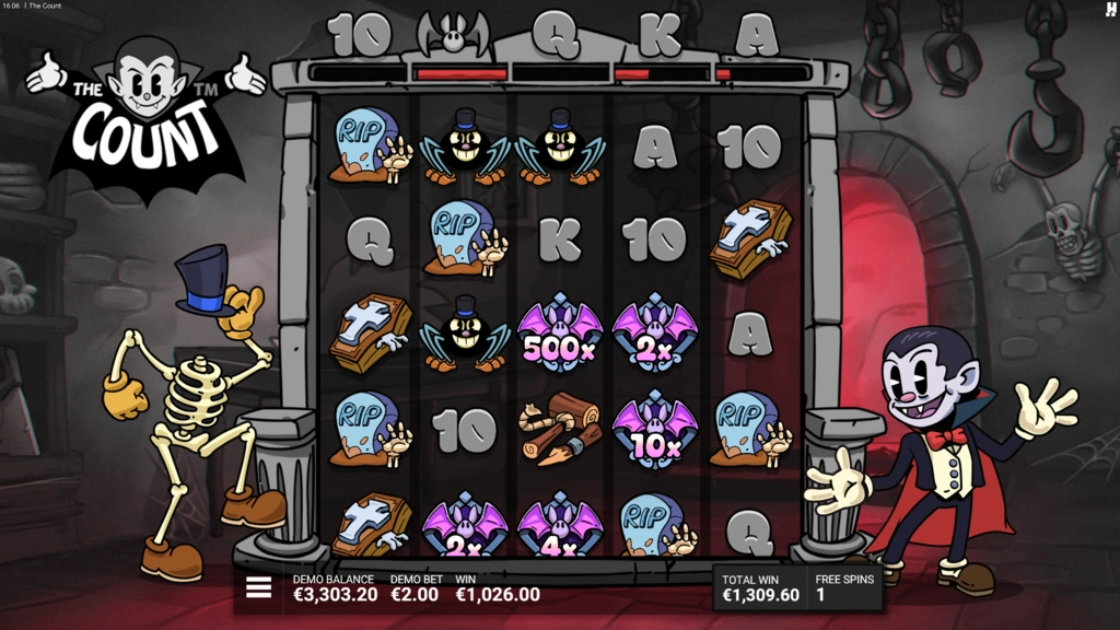 The Count - Multiplier Wilds in Free Spins